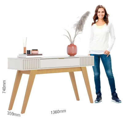 Aparador para Sala Ambiente Riviera Off White